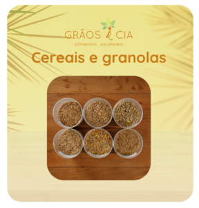 Grãos e cia cereais e granolas